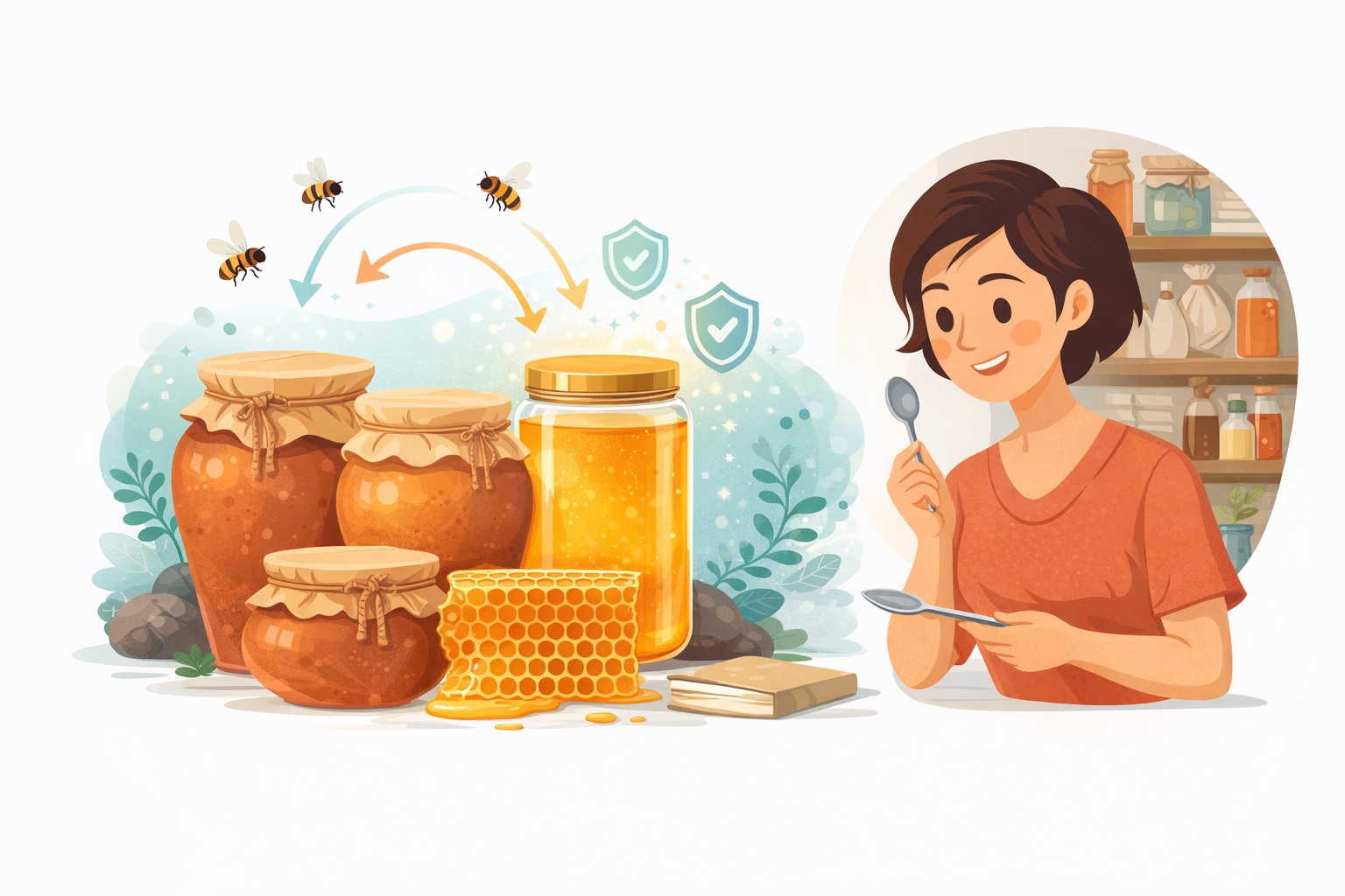 수천 년이 지나도 썩지 않는 음식, 꿀의 비밀